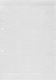 Weidmüller ESO 7 DIN A4 WS Klemmenmarkierer, Einlegemarkierer, 30 x 6.3 mm, weiß