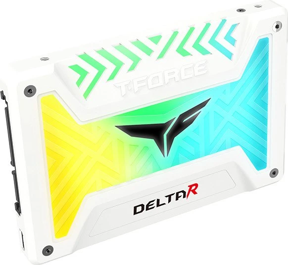 TeamGroup T-Force Delta R RGB SSD weiß 1TB, 2.5" / SATA 6Gb/s