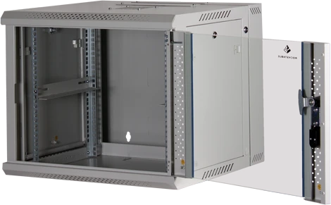 Rockstable 19" Wandschrank 9HE, Sicherheitsglastür, IP2X, weiß, 600mm tief