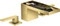 Hansgrohe Axor MyEdition 3-Loch Waschbeckenarmatur 70 mit Push-Open Ablaufgarnitur ohne Platte polished goldoptik Vorschaubild