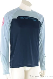 Endura MT500 Burner Jersey Trikot langarm blue ink (Herren)