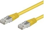 goobay Patchkabel, Cat5e, SF/UTP, RJ-45/RJ-45, 0.25m, gelb (95205)