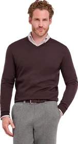 Falke Basic Apparel V-Ausschnitt Pullover dark choco (Herren)