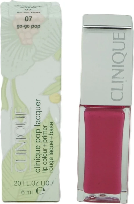 Clinique Pop Lacquer Lip Colour and Primer Lipgloss Go-Go Pop, 6.5ml