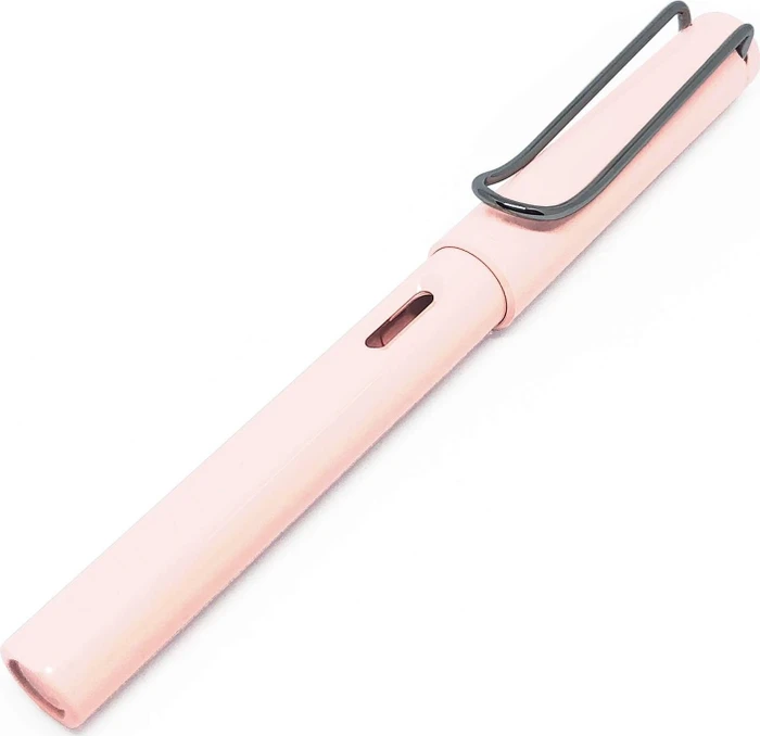 Lamy safari pastel rose, rechte Hand, fein