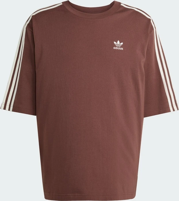 adidas Adicolor Oversized T-Shirt kurzarm auburn/off white (Herren)