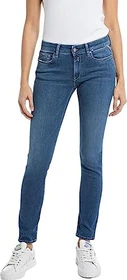 Replay New Luz Skinny Fit Jeans medium blue (Damen)