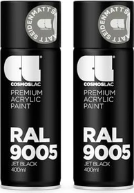 Cosmos Lac Acryllack-Spray RAL 9005 jet black seidenmatt, 400ml