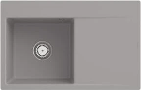 Villeroy & Boch Subway Style 45 Flat flächenbündig Becken links fossil