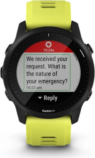 Garmin Forerunner 945 LTE HRM-Bundle schwarz/gelb