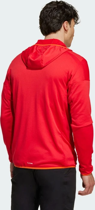 adidas Terrex Xperior Climawarm Light Fleece Hooded Jacke pure ruby (Herren)