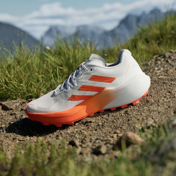 adidas Terrex Agravic 3 cloud white/semi impact orange/dash grey (Damen)