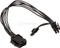 Kolink 4/8-Pin ATX12V Buchse auf 6/8-Pin PCIe Stecker, Adapterkabel, 35cm Vorschaubild