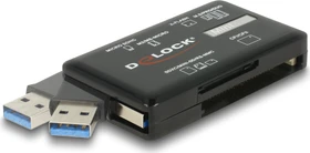 DeLOCK Multi-Slot-Cardreader, USB-A 3.0 [Stecker] (91758)