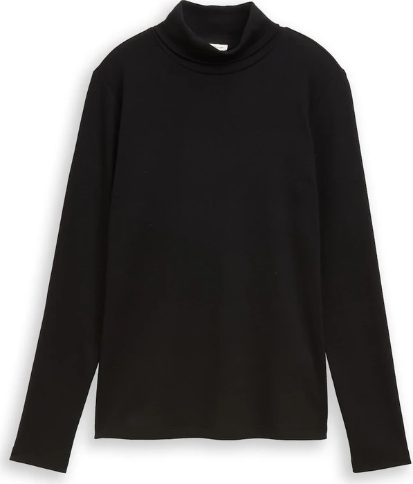 Tom Tailor Rollkragen Shirt langarm deep black (Damen)