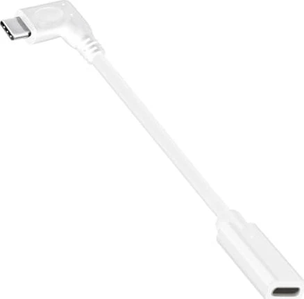 chenyang USB Kabel, Angled Round Cable, USB 2.0, 480Mb/s, 65W, USB-C [Stecker] auf USB-C [Buchse], 90° gewinkelt, 16cm