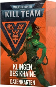 Games Workshop Warhammer 40.000 Kill Team: Datenkarten Klingen des Khaine