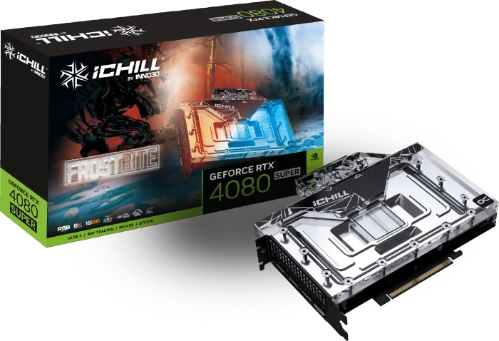 INNO3D GeForce RTX 4080 SUPER iCHILL Frostbite, 16GB GDDR6X, HDMI, 3x DP