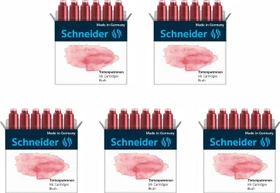 Schneider Pastell Standard-Tintenpatrone blush, 6er-Pack