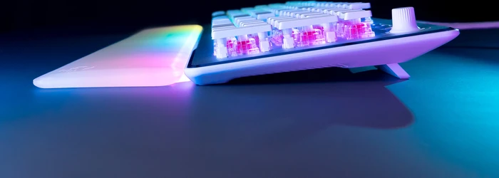 Roccat Vulcan II Max, LEDs RGB, weiß, TITAN II OPTICAL RED, USB, DE