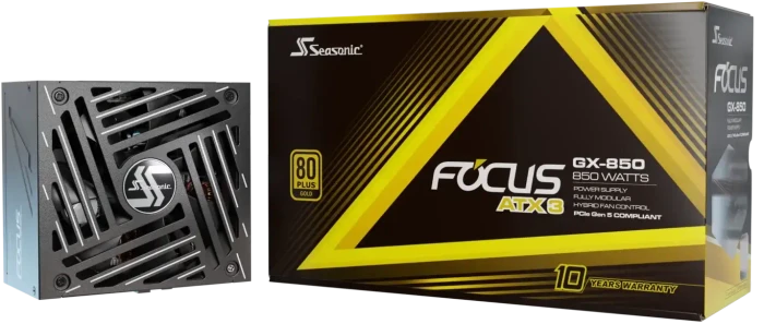 Seasonic Focus GX ATX 3 (2024) GX-850 850W, ATX 3.1