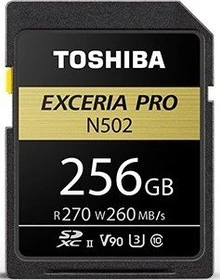 Toshiba Exceria Pro N502 R270/W260 256GB, UHS-II U3, Class 10