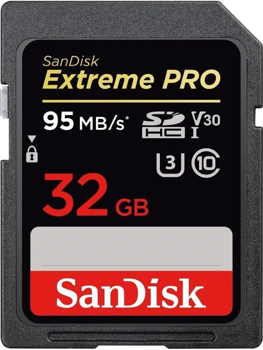 SanDisk Extreme PRO R95/W90 32GB, UHS-I U3, Class 10