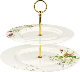 Rosenthal Brillance Bone China Fleurs Sauvages Etagere 33.2cm