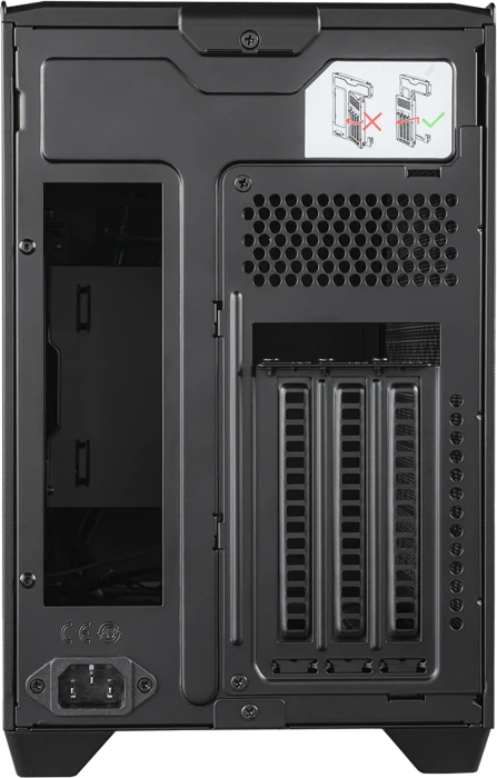 Cooler Master MasterBox NR200P [V2], schwarz, Glasfenster, Mini-ITX