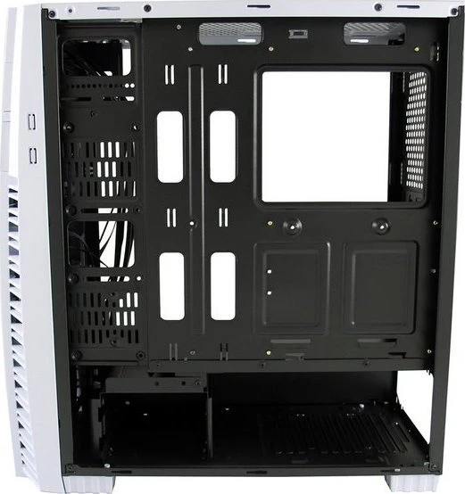 LC-Power Gaming 992W Solar Flare weiß, Acrylfenster