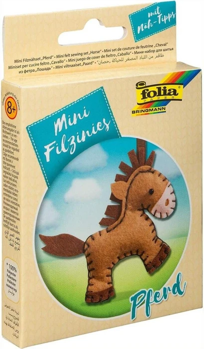 Folia Mini Filzinies Filznähset Pferd