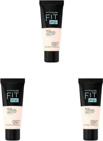 Maybelline Fit Me Matte & Poreless Foundation 097 natural porcelain, 30ml