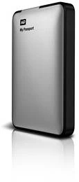 Western Digital WD My Passport silber 1TB, USB 3.0 Micro-B