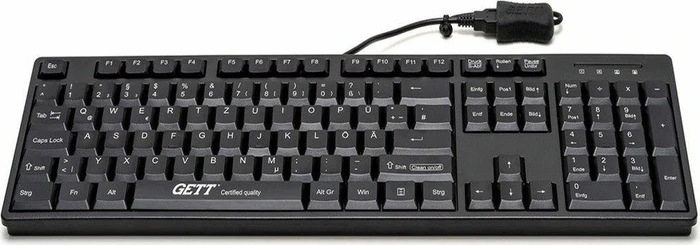 GETT KL26216 GCQ CleanType Easy Basic, schwarz, USB, CH