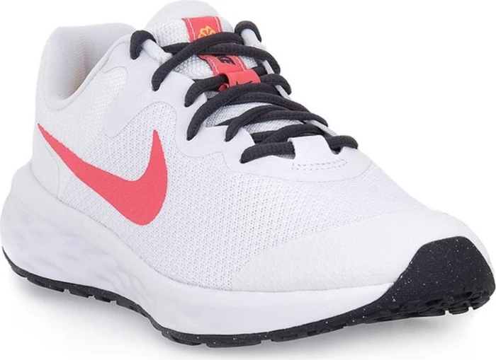 Nike Revolution 6 white/gridiron/laser orange/sea coral (Junior)