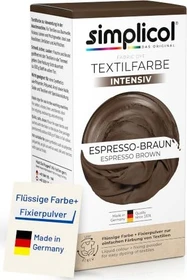 Simplicol Textilfarbe Intensiv espresso-braun, 1 Stück
