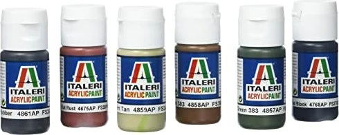Italeri Modern Military Vehicles US / NATO Farbset, 6-tlg.