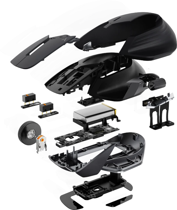 Rapoo VT0PRO 8K/4K Wireless Gaming Mouse schwarz, USB