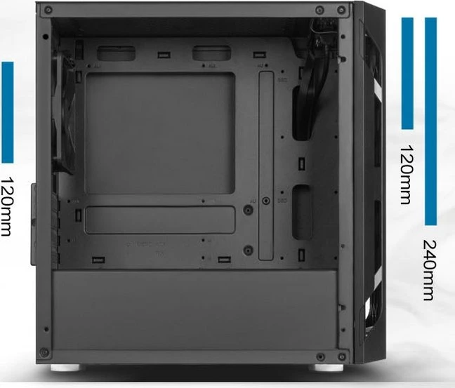 SilverStone Fara H1M, schwarz