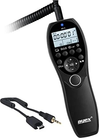 ayex Timer-Fernauslöser AX-3 für Fujifilm E2, RR90 Anschluss