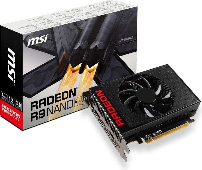 MSI Radeon R9 Nano, R9 NANO 4G, 4GB HBM, HDMI, 3x DP