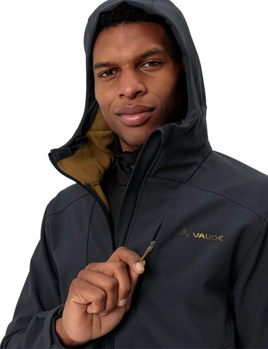 Vaude Cyclone Hooded Funktionsjacke black/oat (Herren)