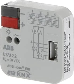ABB US/U2.2 KNX Universal-Schnittstelle 2-fach, Unterputz