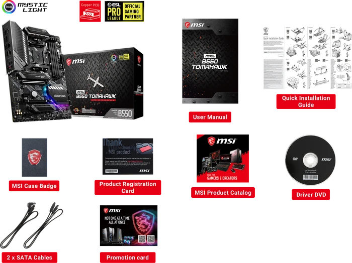 MSI MAG B550 Tomahawk (AMD AM4)