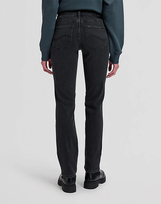 Lee Marion Straight Jeans true to black (Damen)