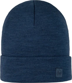 Buff Solid Merino Heavyweight Mütze night blue