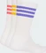 adidas 3-Streifen Cushioned Crew Socken white/solar purple/crew yellow/pure turbo, 3 Paare Vorschaubild