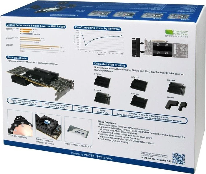 ARCTIC Accelero Hybrid III-140 für R9 280X