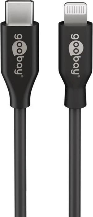 Wentronic Goobay Lightning/USB-C Lade- und Synchronisationskabel 2.0m Retail Polybag schwarz