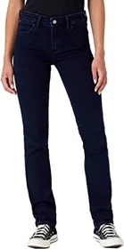 Wrangler Straight Jeans blue black (Damen)